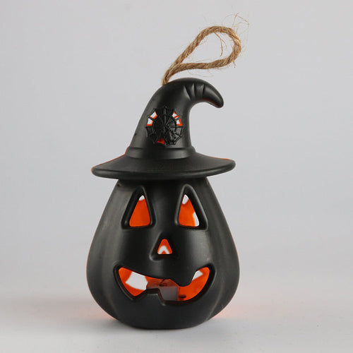 Halloween Handheld Horror Decorative Skull Candle Light (4 pcs Set)