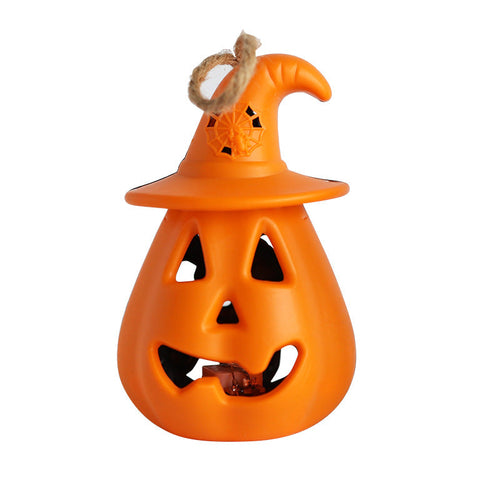 Halloween Handheld Horror Decorative Skull Candle Light (4 pcs Set)