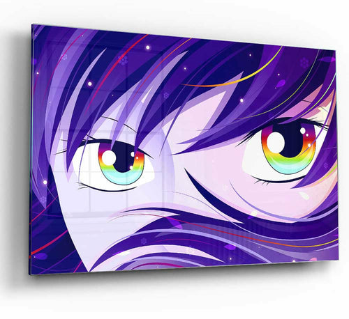 Anime Glass Plate Decor