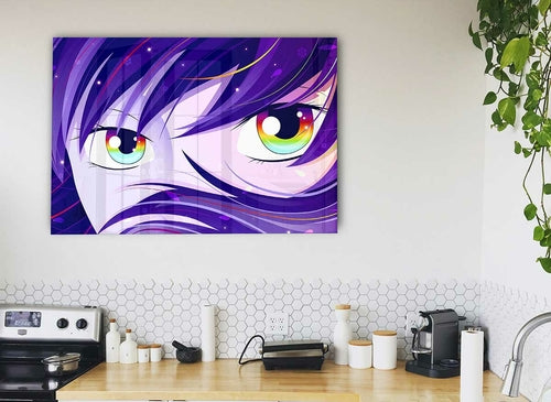 Anime Glass Plate Decor