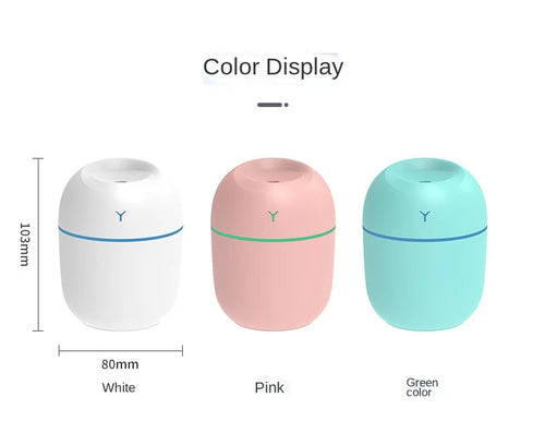 Portable Ultrasonic Humidifier USB Aroma Essential Oil Diffuser